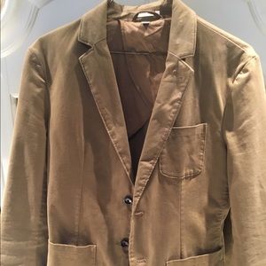 Tan Canvas Casual Blazer from Goodfellow & Company